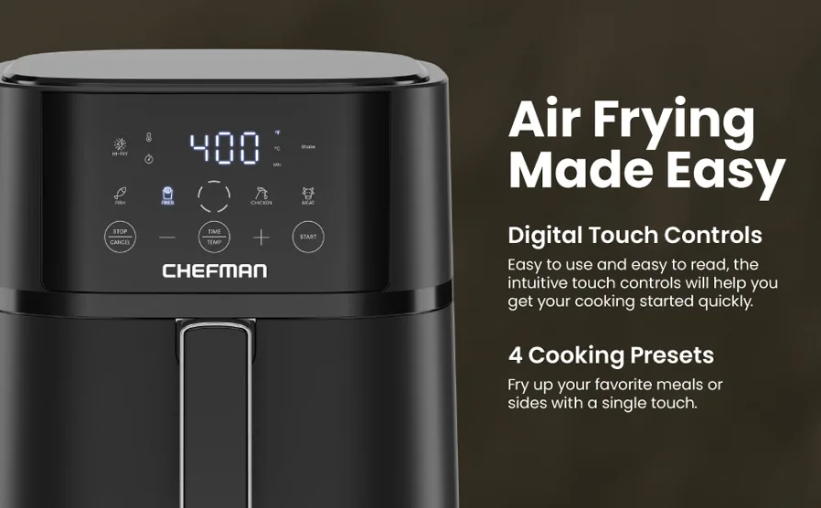 Chefman TurboFry Touch 4-Qt